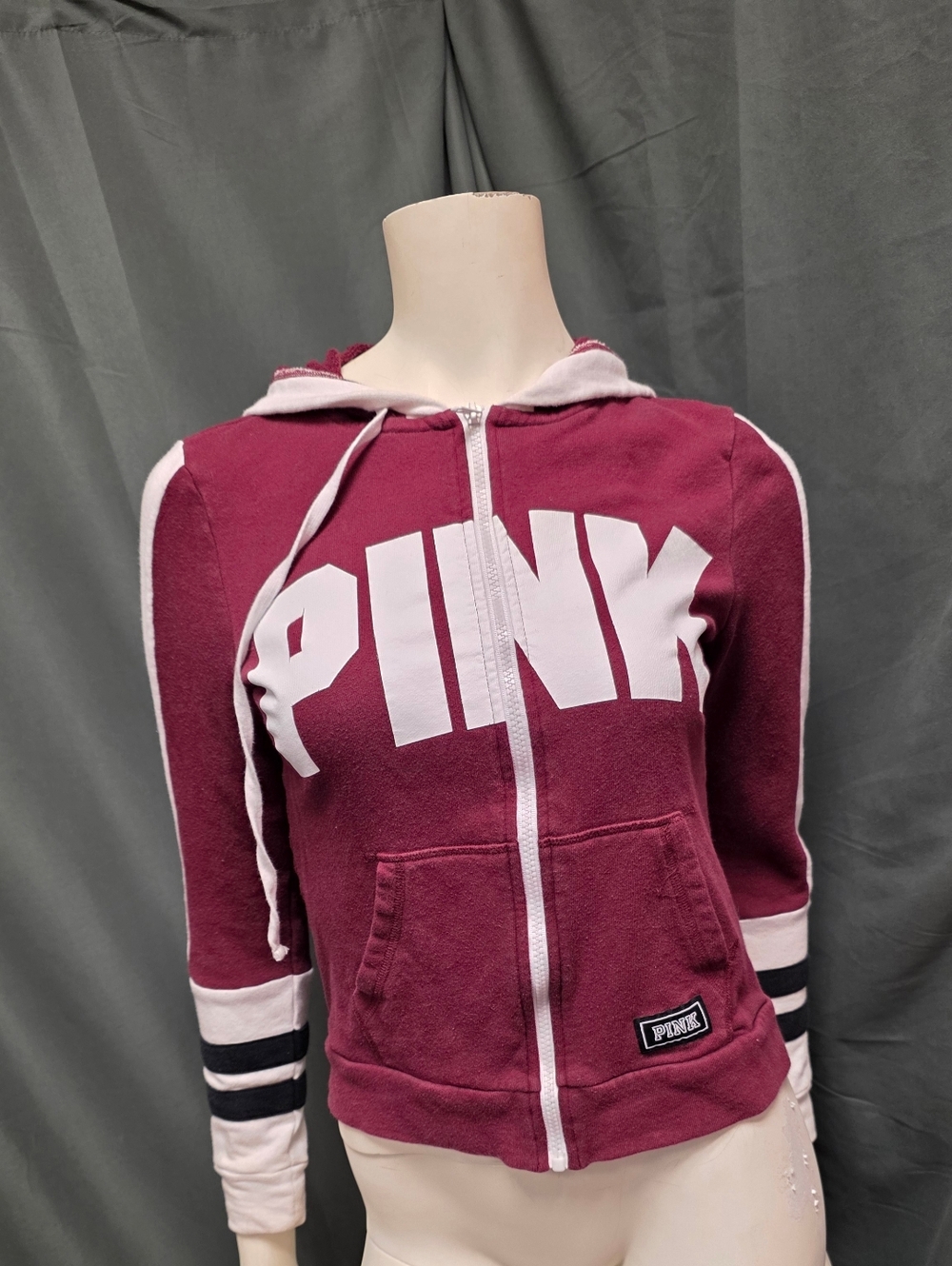 Victoria Secret "PINK" Zip Up Hoodie, Size XS